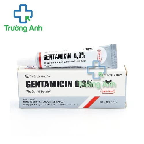 Gentamicin 0.3% 10g Medipharco - Điều trị các bệnh viêm mắt